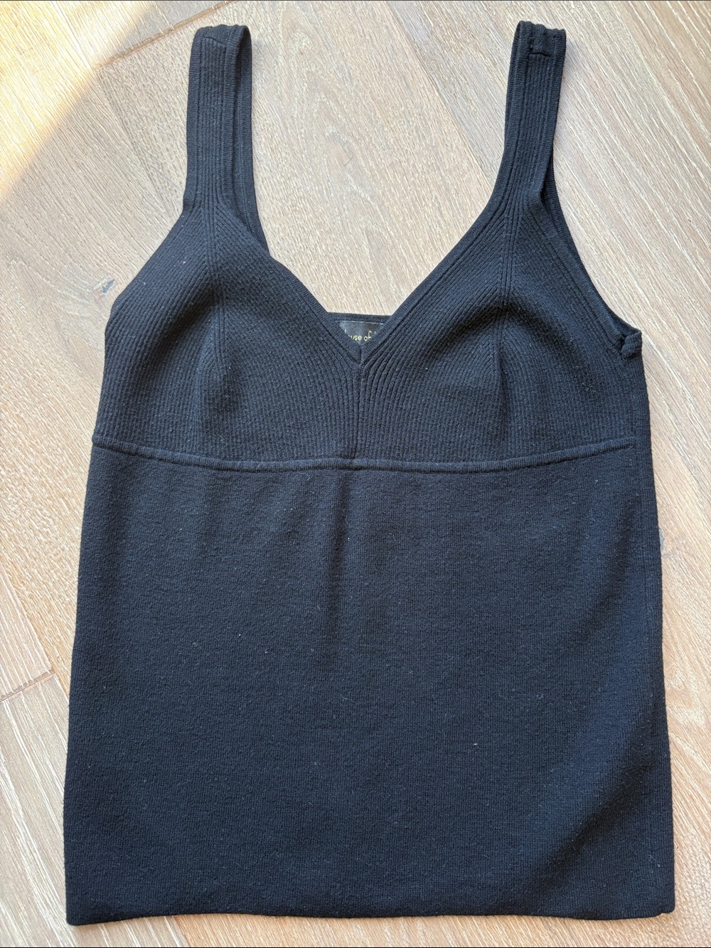 House of Harlow 1960 Black Knit V-Neck Camisole